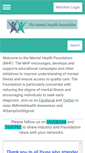 Mobile Screenshot of mentalhealthfoundation.net